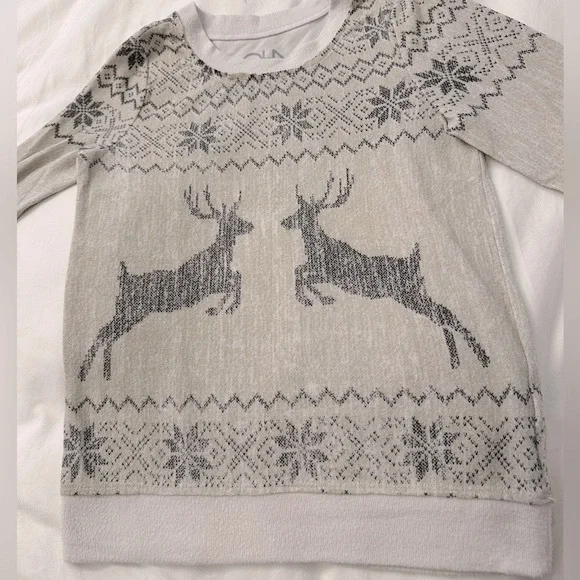 Chaser brand holiday reindeer long sleeve - Picture 6 of 6